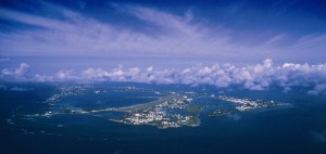 Aerial view of Bermuda Islands, courtesy of Wikipedia 
